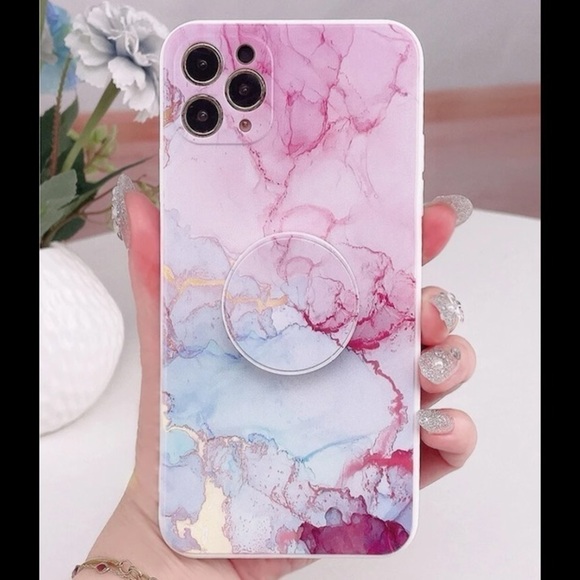 NEW!! Marble Pink iPhone Case 11Pro/ 11Pro Max/ 12Pro Max - Picture 1 of 8